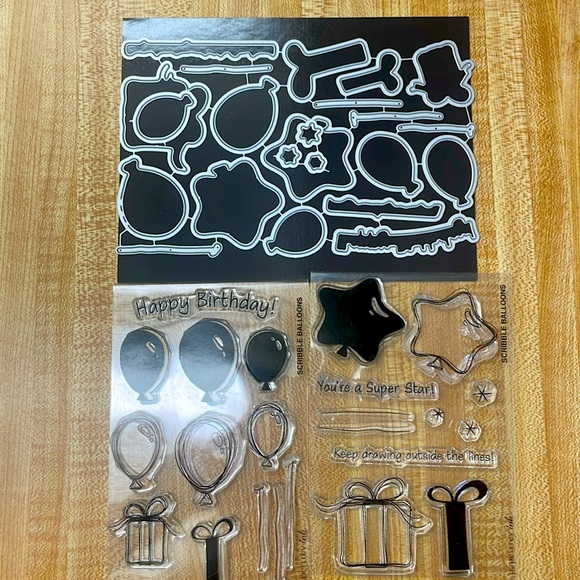 Scribble Balloons stamps - Picture 1 of 1